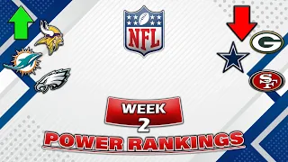 Week 2 NFL Power Rankings! Reactions To A CRAZY Kickoff Weekend!