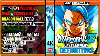 La versión DEFINITIVA de las PELÍCULAS de DRAGON BALL