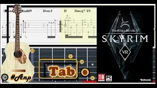 Guitar Tab - From Past to Present (The Elder Scrolls V: Skyrim) OST Fingerstyle Tutorial #Anp