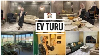 YENİ EV TURU | ANNEMİN MİSAFİRİYİZ ♥️ | MİSAFİR MENÜSÜ