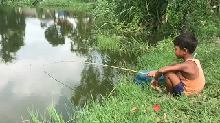 Best Amazing Village Smart By Fishing With Hook ~ Traditional Hook Fishing ~ Рыбалка Видео