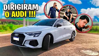 DEIXEI MEUS AMIGOS DIRIGIR O AUDI A3 COM 204CV DE POTÊNCIA!