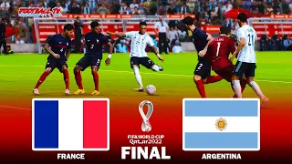 PES 2021 - France vs Argentina - Final FIFA World Cup 2022 - Full Match - eFootball Gameplay PC