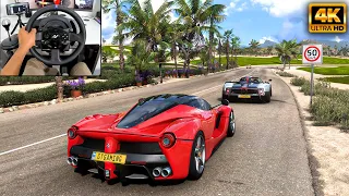 Ferrari LaFerrari & Pagani Zonda Cinque | Forza Horizon 5 | Thrustmaster T300RS gameplay