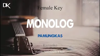 Monolog - Pamungkas (Female Key) Karaoke Akustik