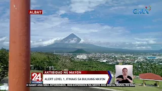 Alert Level 1, Itinaas sa Bulkang Mayon | 24 Oras Weekend