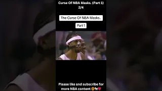 The Curse Of NBA Masks. (Part 1) #nba #basketball #fyp #viral #mask #kobe #curse 2/4 💯🏀 #shorts