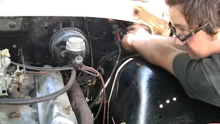 MIKE FINISHES ALL UNDERHOOD WIRING  (F100 part 100)
