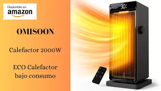 OMISOON Calefactor 2000W - ECO Calefactor bajo consumo
