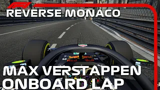 F1 2020 Reverse Monaco | Max Verstappen Onboard | Assetto Corsa