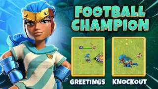 Football Champion Skin Animation in Clash of Clans | Football Champion Skin Review