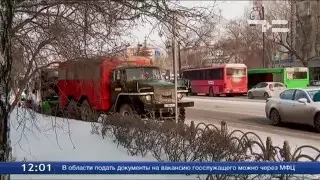 ДТП на Республики: два автобуса, маршрутка и карета скорой помощи