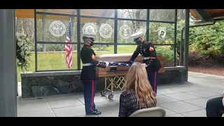 Richard Lee Mavin 3/23/21 Marine Corp Burial Tahoma National Kent, WA