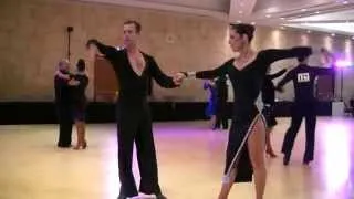 Ballroom Pro-Am Latin Silver 3-Dance: Chacha, Samba. 2014 Tulip Classic.