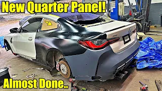 Replacing My Smashed 2023 BMW M4 Quarter Panel