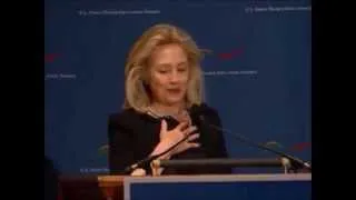 Hillary Clinton mentions the Embrace infant warmer in a public address