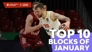 Top 10 Blocks | January | 2021-22 Turkish Airlines EuroLeague