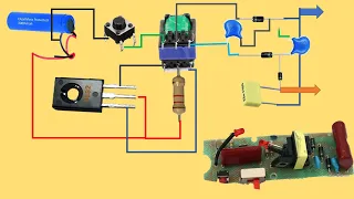 mosquito bat full circuit diagram animation video