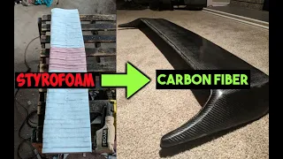 HOW TO BUILD A FULL CARBON FIBER WING (Using Styrofoam) - Infamous Ep. #2