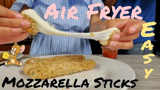 First Try: Easy Mozzarella Sticks in Air Fryer | Best Air Fryer Mozzarella Sticks Recipe