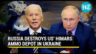 Putin's troops blow up US-made HIMARS depot in Ukraine as Biden vows to send 4 more rocket systems