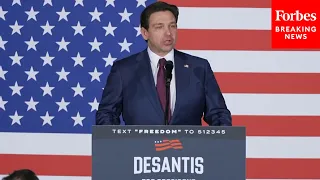 BREAKING NEWS: DeSantis Delivers Remarks After Winning Second Place In Iowa Caucus To Trump