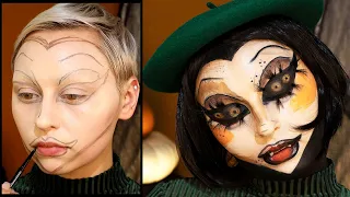 A Halloween Makeup Transformation