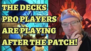 The Decks PRO PLAYERS Play After the Patch - Hearthstone Masters Tour Fall Championship Lineups