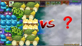 PVZ HACK | Winter-Melon Cob-Cannon Threepeater And Gloom-Shroom Vs  999 Giga-Gargantuar All Zombies