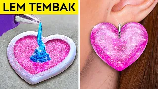 KERAJINAN LEM TEMBAK VS RESIN EPOKSI TERBAIK || Ide Miniatur DIY untuk Orang Tua Cerdik oleh 123 GO!