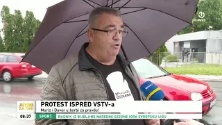 Protesti ispred VSTV- a - Muriz i Davor u borbi za pravdu!