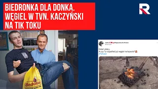 Biedronka dla Donka. Węgiel w TVN-ie. Kaczyński na Tik Toku - M.Hołda | Polityczna Kawa cz. 3