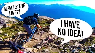 7 MTB YouTubers all practicing EWS Whistler at the same time!