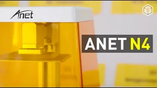 Anet N4 DLP 3D Printer Overview: New LCD Printer From Anet!