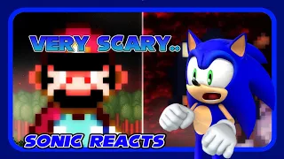 Sonic The Hedgehog Reacts: Devil Mario Vs Sonic.EXE