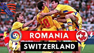 Romania vs Switzerland 1-4 All Goals & Highlights ( 1994 World Cup )