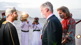 King Philippe & Queen Mathilde Of The Belgians Official Visit To The Sultanate Of Oman february 2022