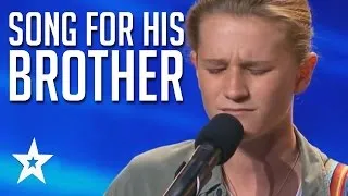 Brave & Emotional Song For His Brother | Fletcher Pilon Audition Australia's Got Talent