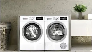 Bosch iDos 9kg Wifi Enabled Front Load Washing Machine Series 6 And Bosch Dryer 8kg Series 4 Review