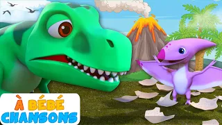 Dinosaur Song - Chanson Dinosaure | À Bébé Chansons | Comptines en Français