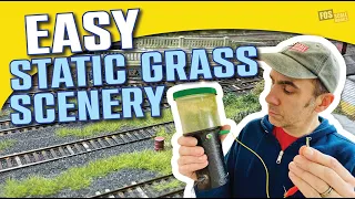 Easy Static Grass Scenery for Your Model Railroad