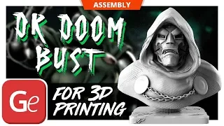 Doctor Doom Bust 3D Printing Figurine | Assembly by Gambody