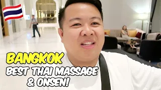 The best Thai Massage & Onsen in Bangkok! + 7 Eleven midnight snack! 🇹🇭 | Jm Banquicio