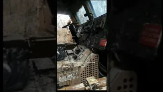 Destroyed British Armoured vehicle in Ukraine