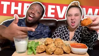 Buffalo Chicken Meatballs Mukbang & Review [Low Carb]