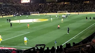 l'hymne de la Beaujoire #Fcnantes  Nantes Naoned Bretagne un stade plein comme un œuf🏟️⚽🔰🟡🟢