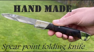 Spear point slip joint folding knife part 2:2