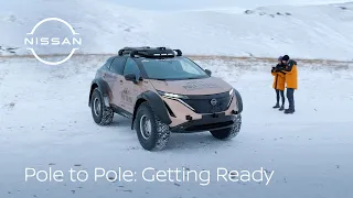 Unveil of the Pole to Pole expedition Nissan Ariya e-4ORCE