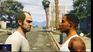 Trevor GTA V Vs CJ San Andreas Groove Street 4 Live