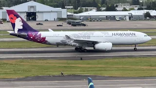 Hawaiian Airlines Airbus A330-243 [N391HA] Departing Portland International Airport